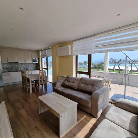 Apartamento Playa Rapadoira - Bajos Con Terraza Foz