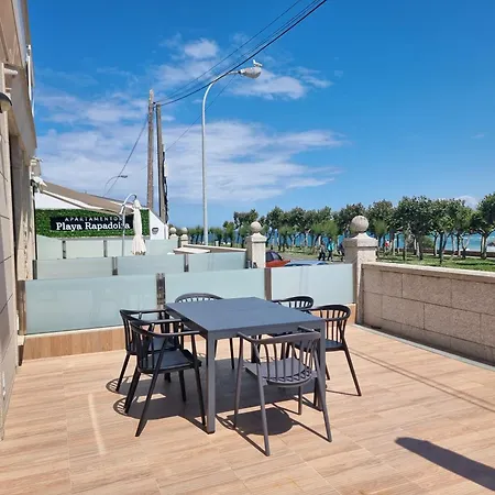 Playa Rapadoira - Bajos Con Terraza Апартаменты Фос