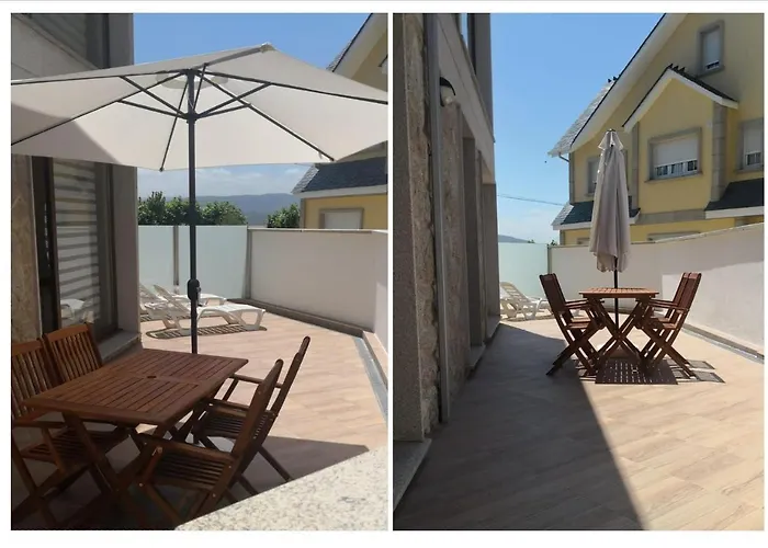 Playa Rapadoira - Bajos Con Terraza Апартаменты Фос