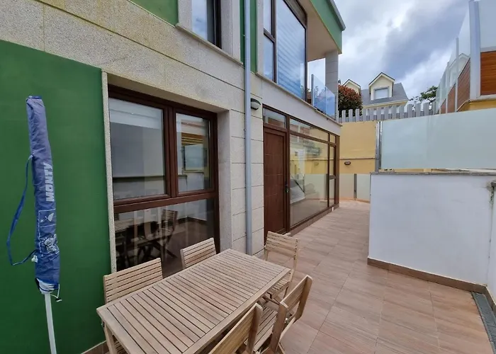 Апартаменты Playa Rapadoira - Bajos Con Terraza Фос