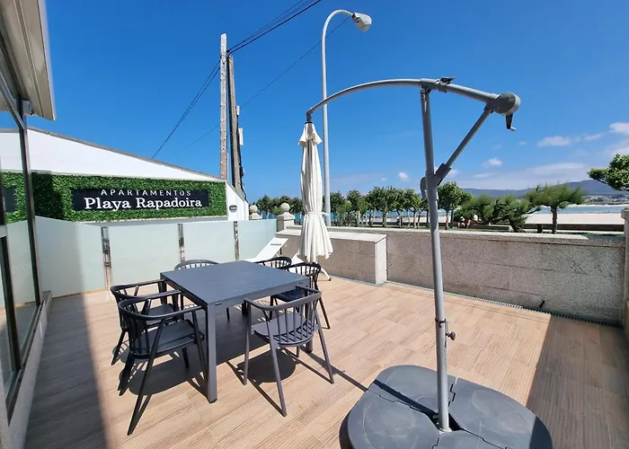 Playa Rapadoira - Bajos Con Terraza Апартаменты Фос